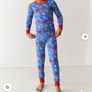 Little Sleepies Blue All Stars Pajama Set